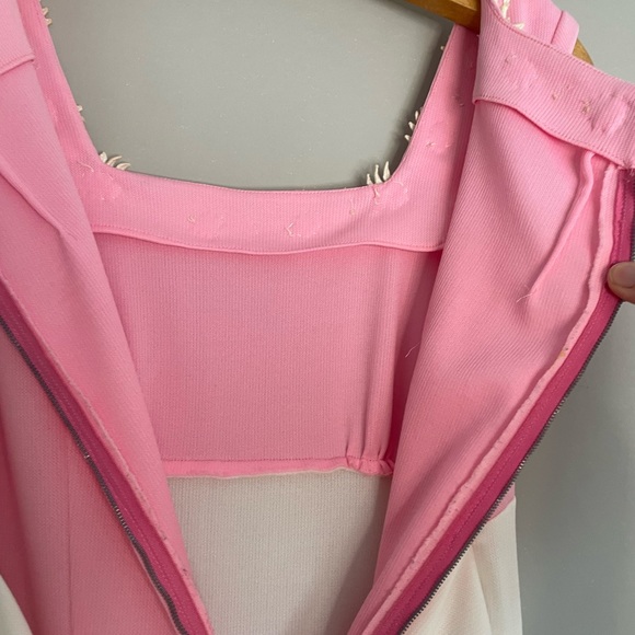 Vintage 70’s maxi floral pink and white daisy handmade Dress cottage core - Picture 7 of 9